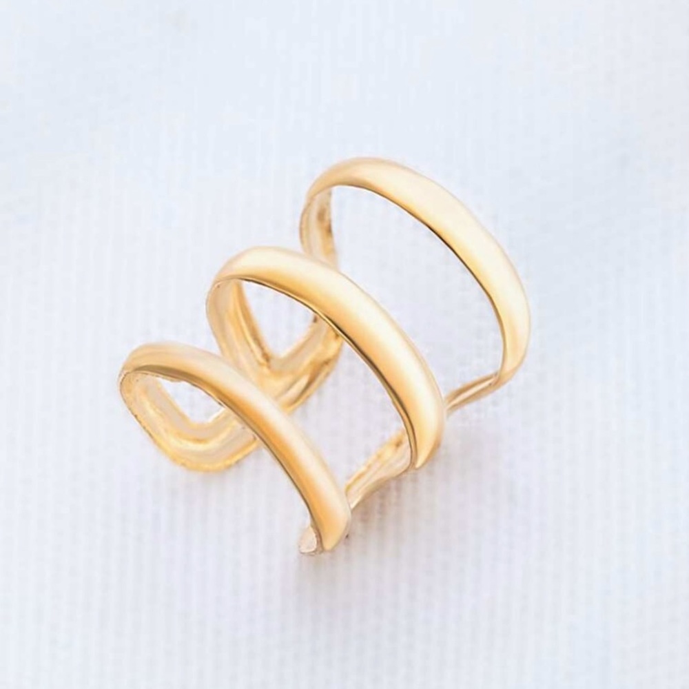 Triple Band Cuff Earring